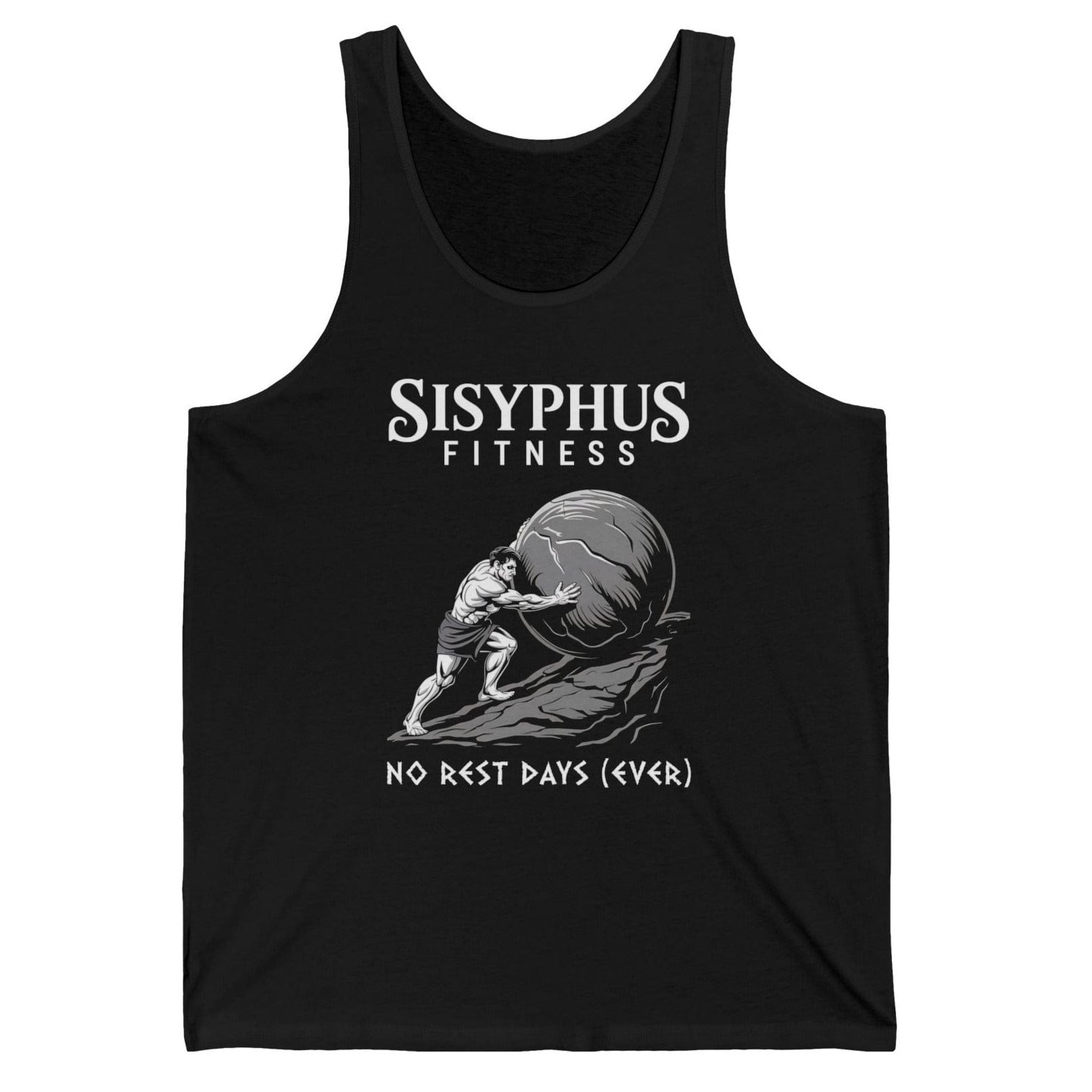 XS / Black Sisyphus Fitness Tank Top