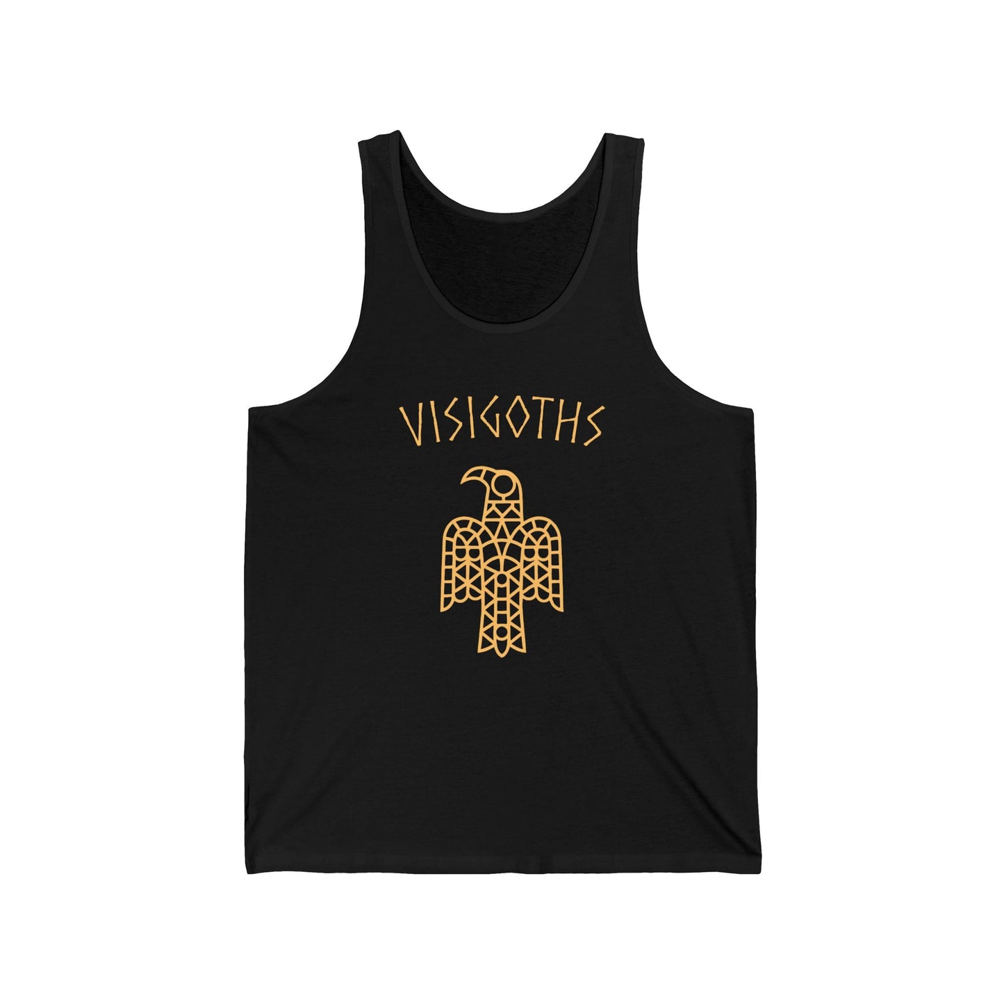 XS / Black Visigoths Unisex Jersey Tank Top