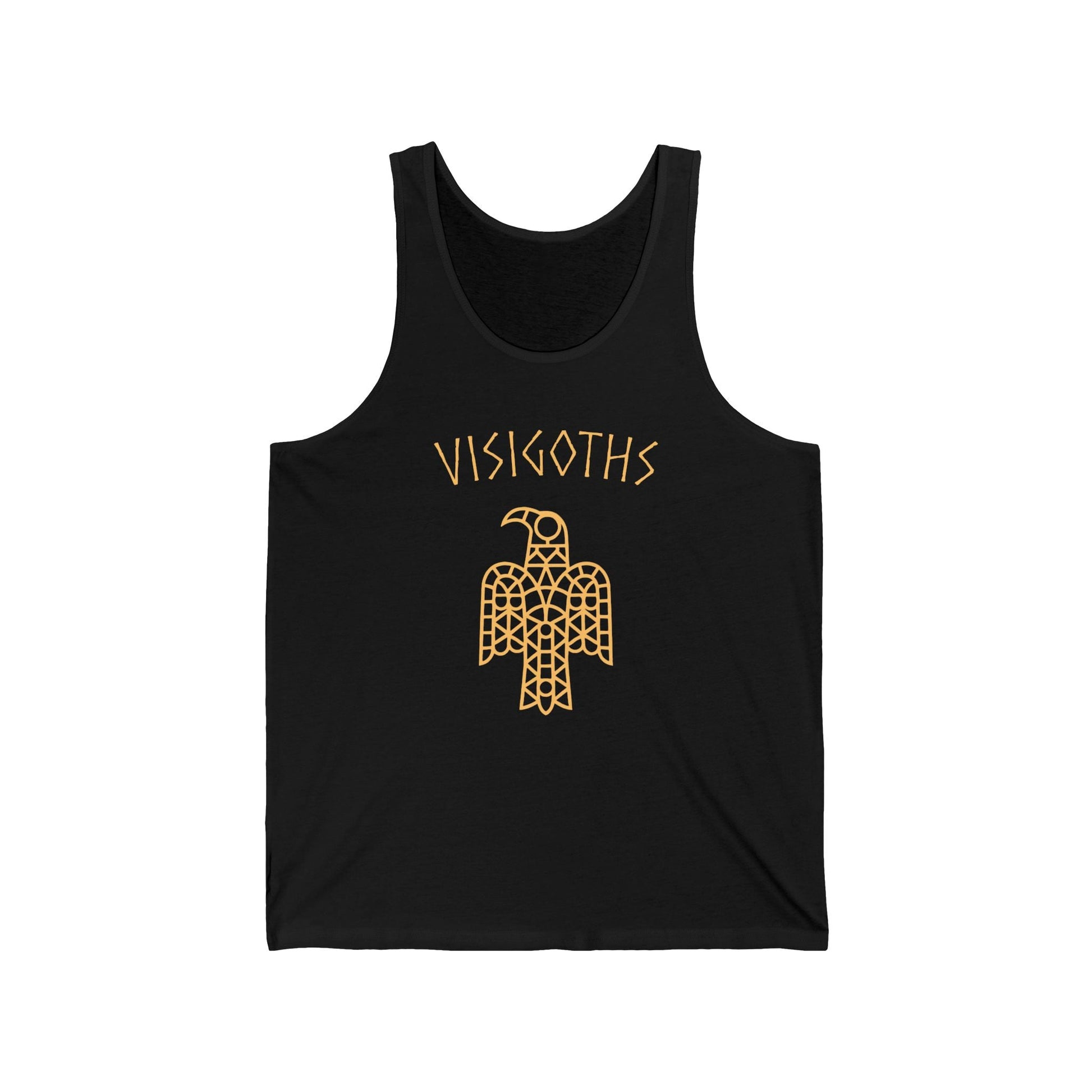 XS / Black Visigoths Unisex Jersey Tank Top