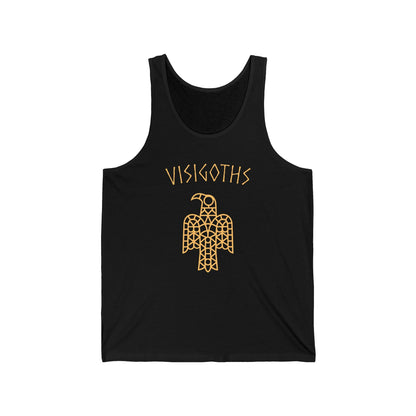 XS / Black Visigoths Unisex Jersey Tank Top