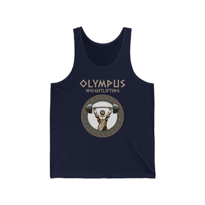 XS / Navy Olympus Weightlifting Tank Top