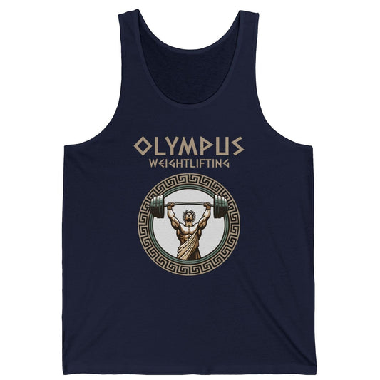 XS / Navy Olympus Weightlifting Tank Top