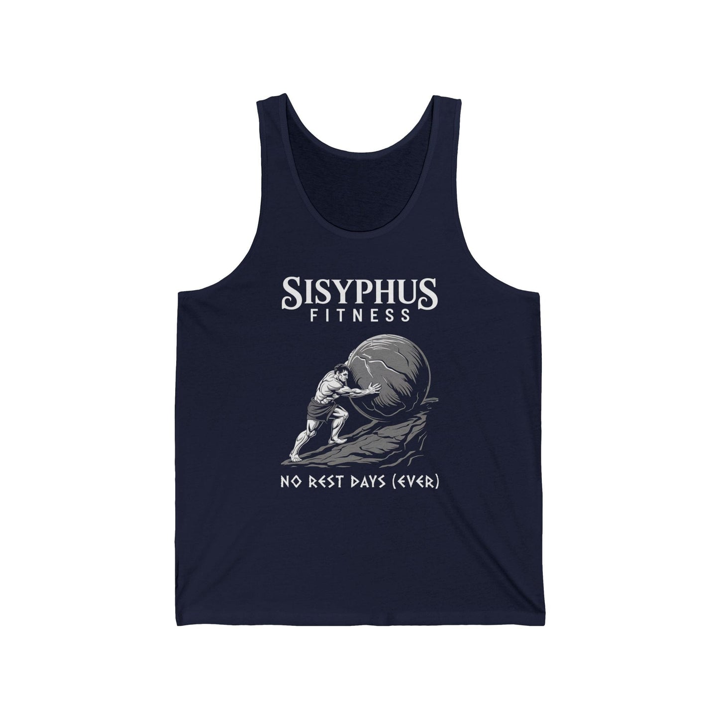 XS / Navy Sisyphus Fitness Tank Top