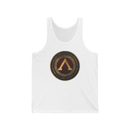 XS / White Spartan Thermopylae Unisex Jersey Tank